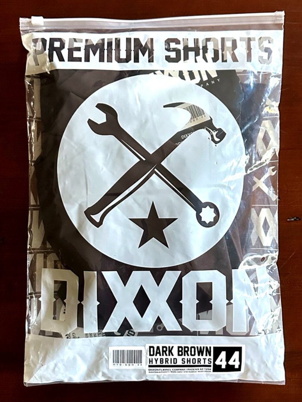 DIXXON Premium Shorts Men’s Dark Brown Hybrid Shorts Size 44